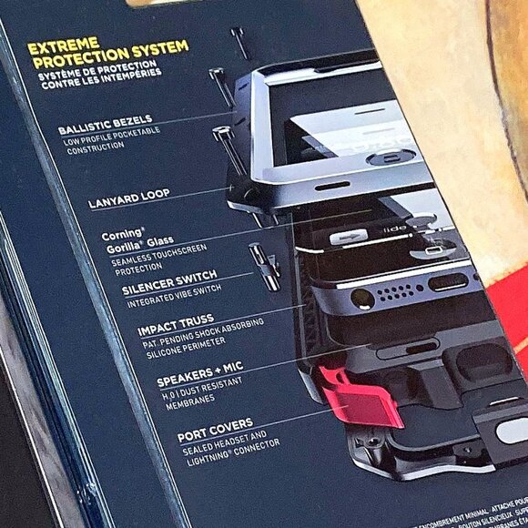 NEW IPHONE 5 TAKTIK EXTREME METAL CASE GORILLA GLASS IMPACT LENS DUST RESISTANT - Picture 3 of 12